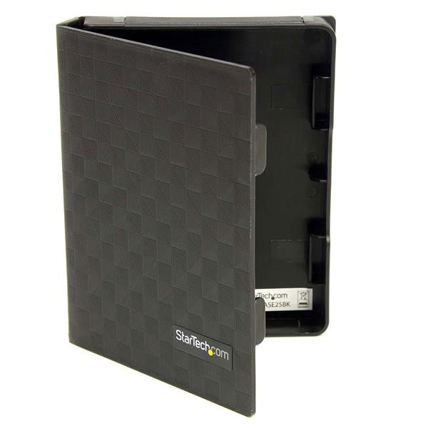 StarTech.com 2.5in Anti-Static Hard Drive Protector Case - Black (3pk)