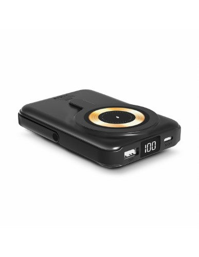 Urban Factory MAGNEE POWER: WIRELESS MAGNETIC UNIVERSAL POWERBANK 10.000MAH - CHARCOAL BLACK