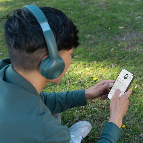 JLab Go Lux ANC Headset Wireless Head-band Calls/Music USB Type-C Bluetooth Sage