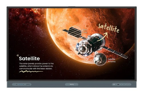 BenQ Board Pro RP6504 interactive whiteboard 165.1 cm (65") 3840 x 2160 pixels Touchscreen Black HDMI