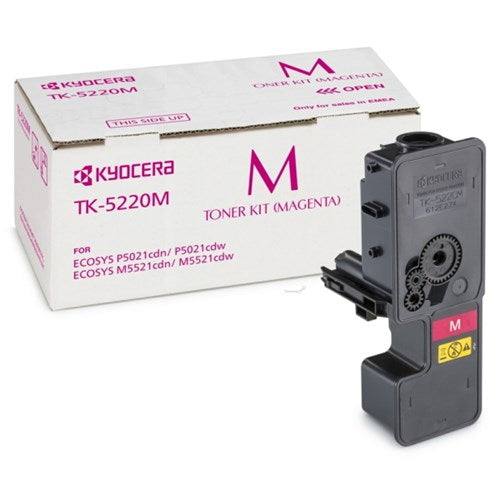 Kyocera 1T02R9BNL1/TK-5220M Toner-kit magenta, 1.2K pages ISO/IEC 19752 for Kyocera P 5021