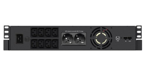 Infosec X4 3000 RM Plus uninterruptible power supply (UPS) Line-Interactive 3 kVA 1800 W 10 AC outlet(s)