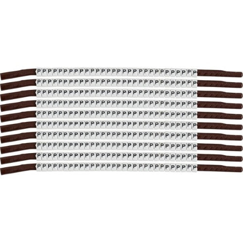 Brady SCN-15-P cable marker Black, White Nylon 300 pc(s)