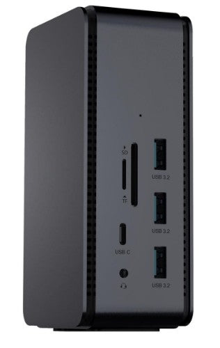 ProXtend USB4 Dual 8K Docking Station, Dark Silver