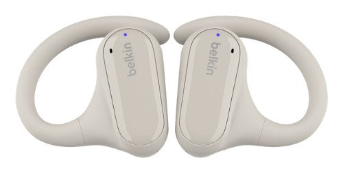 Belkin SoundForm ClearFit Headset True Wireless Stereo (TWS) Ear-hook Calls/Music/Sport/Everyday Bluetooth Sand