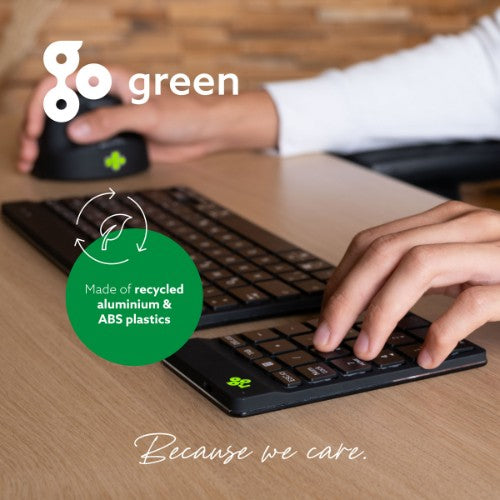 R-Go Tools Numeric keypad R-Go Numpad Break, ergonomic numeric keypad with break software, bluetooth, black
