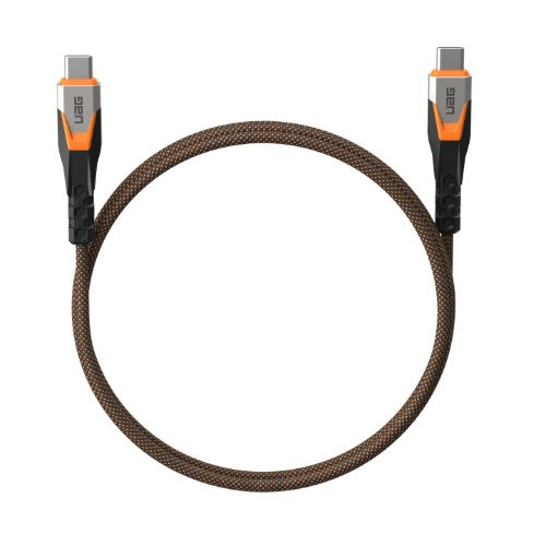 Urban Armor Gear 9B4415114097 USB cable USB 3.2 Gen 2x2 0.75 m USB C Black, Orange