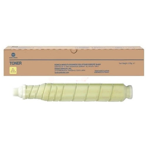 Konica Minolta A3VX250/TN-619Y Toner yellow, 78K pages for KM bizhub Press C 1060/2060