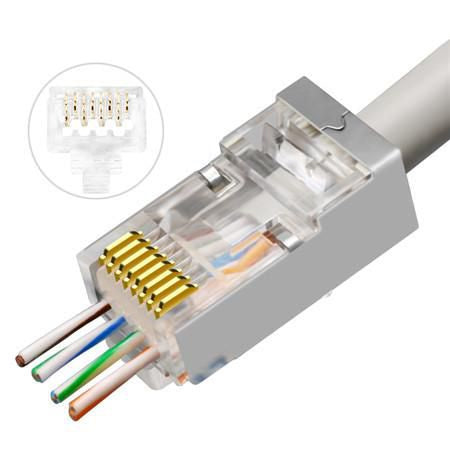 Lanview LVN125310 wire connector RJ45 Transparent