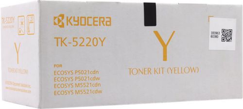 Kyocera 1T02R9ANL1/TK-5220Y Toner-kit yellow, 1.2K pages ISO/IEC 19752 for Kyocera P 5021