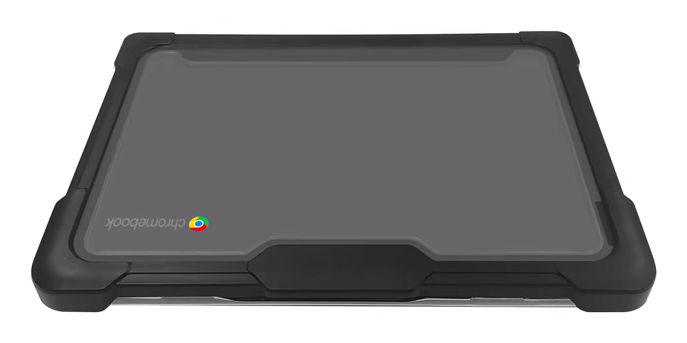 Techair TACHS004 Protective Hard Shell case for Lenovo 300e/500e 3rd Gen Chromebook, 11.6 black/clear