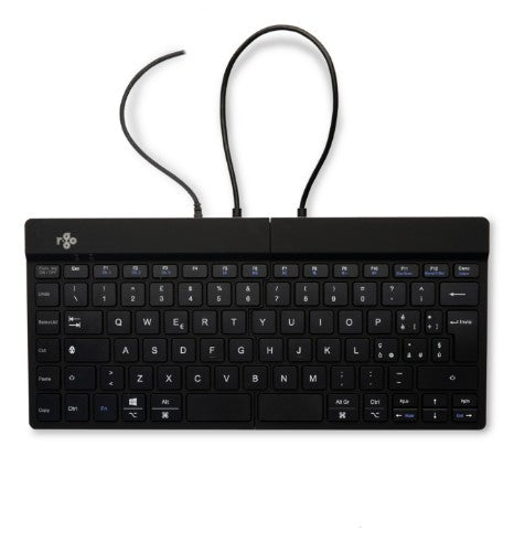 R-Go Tools Ergonomic keyboard R-Go Split Break v2 with break software, ergonomic split keyboard, QWERTY (IT), Wired, black