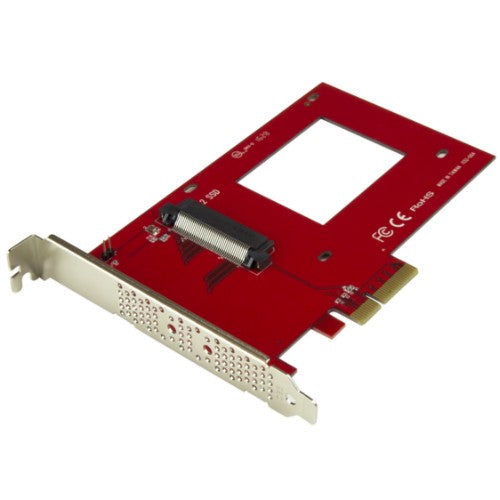 StarTech.com U.2 to PCIe Adapter for 2.5" U.2 NVMe SSD - SFF-8639 - x4 PCI Express 4.0