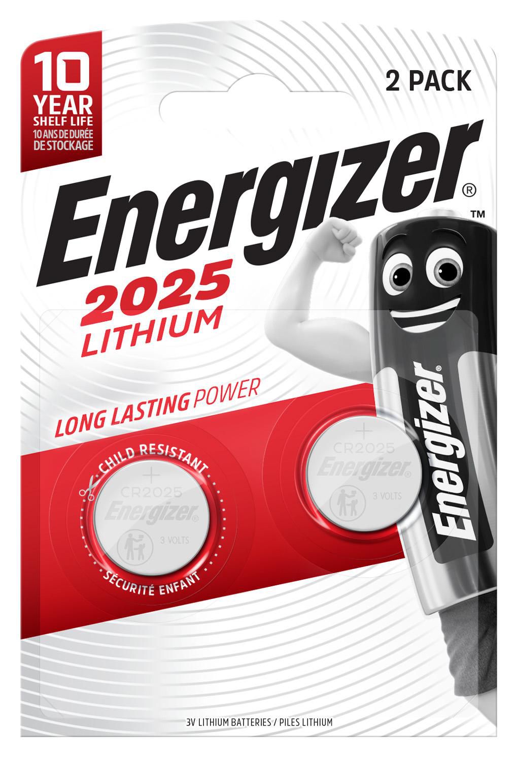 Energizer 638708 household battery Single-use battery CR2025 Lithium