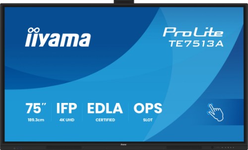 iiyama 75" Google EDLA Certified IFP - Interactive display for seamless integration and collaboration in education and enterprise