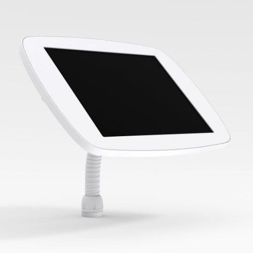 Bouncepad Flex | Apple iPad Pro 4th & 5th Gen 12.9 (2020 - 2021) | White | Exposed Front Camera and Home Button