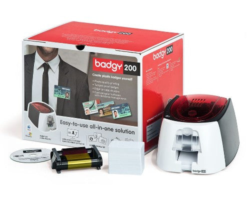 Evolis Badgy200 plastic card printer Dye-sublimation/Thermal transfer Colour 260 x 300 DPI