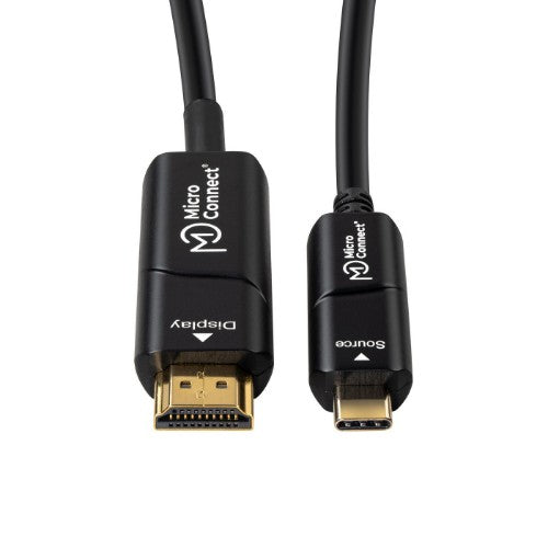 Microconnect USB3.1CHDMI20OP video cable adapter 20 m USB Type-C HDMI Black