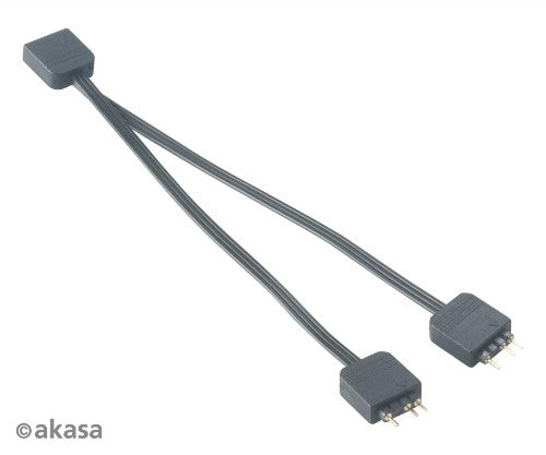 Akasa AK-CBLD08-12BK signal cable 0.12 m Black