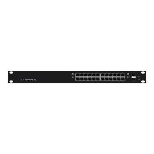 Ubiquiti Networks ES-24-250W network switch Managed L2/L3 Gigabit Ethernet (10/100/1000) Power over Ethernet (PoE) 1U Black
