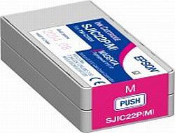 Epson C33S020603/SJI-C-22-P-(M) Ink cartridge magenta 32.5ml for Epson TM-C 3500