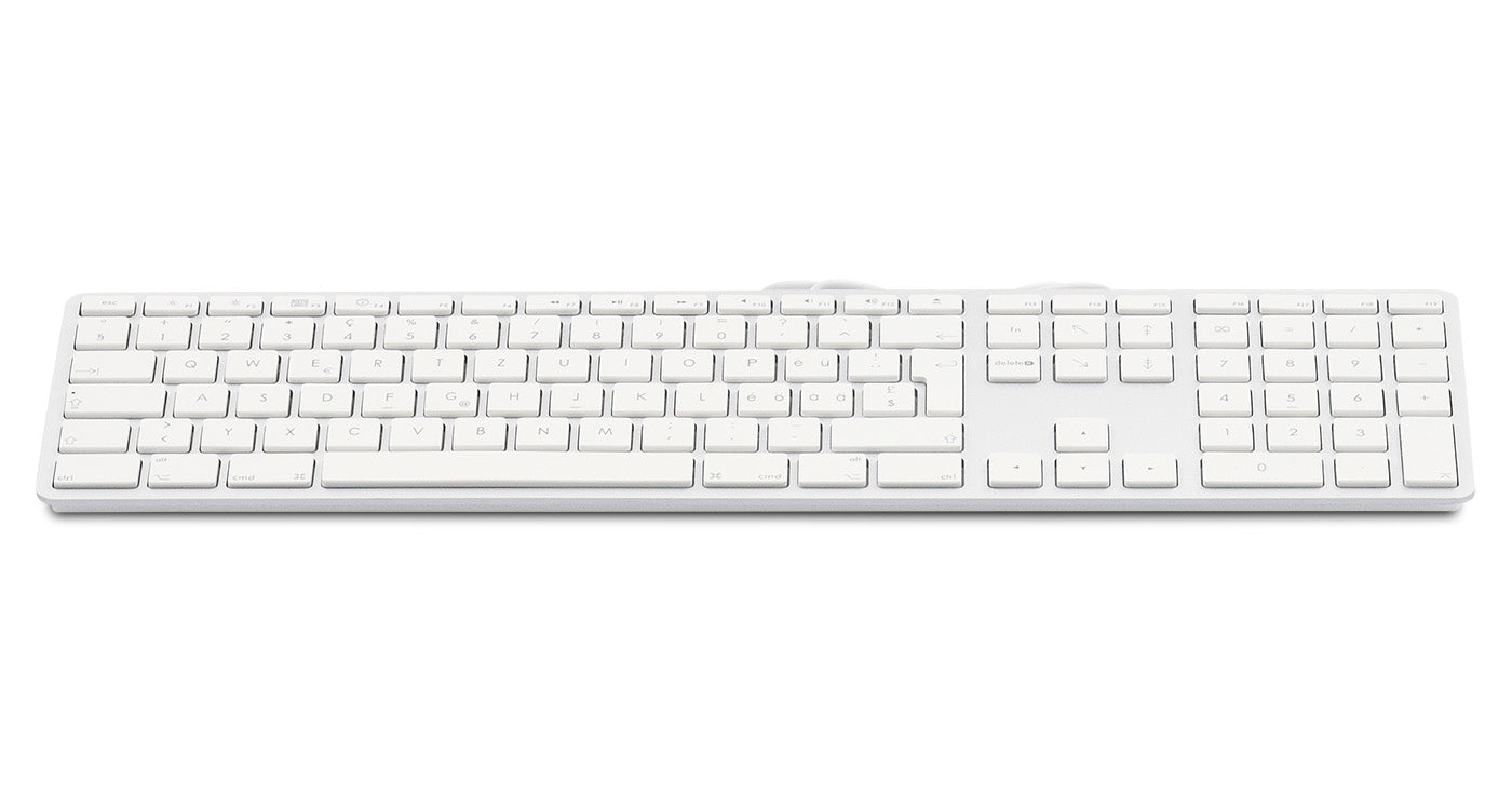 LMP KB-1243 keyboard Universal USB UK English Silver