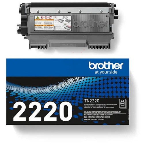 Brother TN-2220 Toner-kit, 2.6K pages ISO/IEC 19752 for Brother Fax 2840/HL-2240