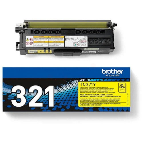 Brother TN-321Y Toner-kit yellow, 1.5K pages ISO/IEC 19798 for Brother DCP-L 8400/8450/HL-L 8250