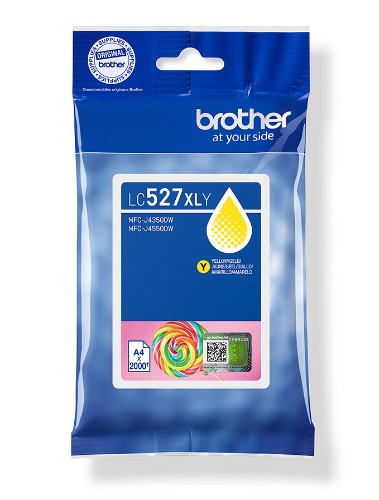 Brother LC-527XLY Ink cartridge yellow high-capacity, 2K pages ISO/IEC 19752 for Brother MFC-J 4350