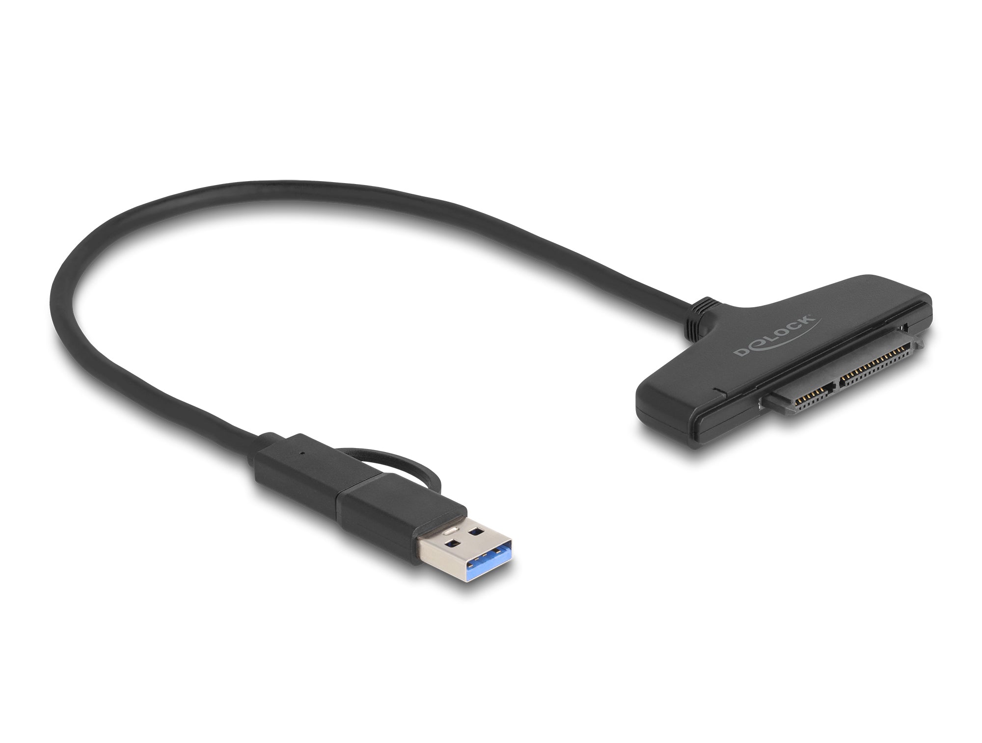 DeLOCK USB to SATA 6 Gb/s Converter with USB Type-C or USB Type-A connector