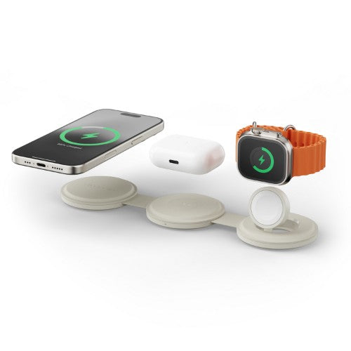 Satechi OntheGo 3-in-1 Headset, Smartphone, Smartwatch White USB Wireless charging Fast charging Indoor