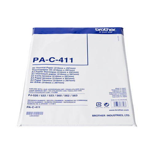Brother PA-C411 Thermal-transfer paper DIN A4, 100 pages for Brother PJ-520