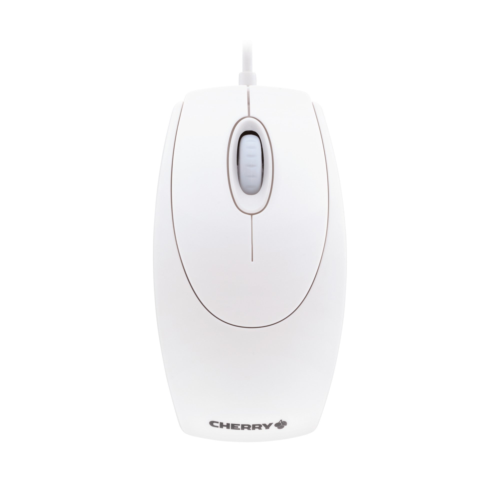 CHERRY WHEELMOUSE OPTICAL Corded Mouse, Pale Grey, PS2/USB