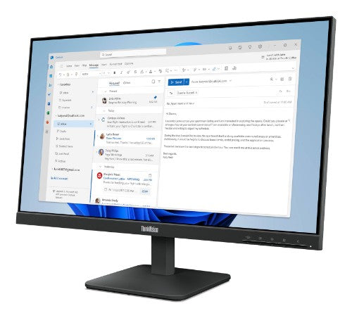 Lenovo ThinkVision S24-4e computer monitor 60.5 cm (23.8") 1920 x 1080 pixels Full HD LED Black