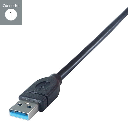 connektgear 2m USB 3.0 Charge and Sync Cable A Male to Type C Male - SuperSpeed 5Gbps
