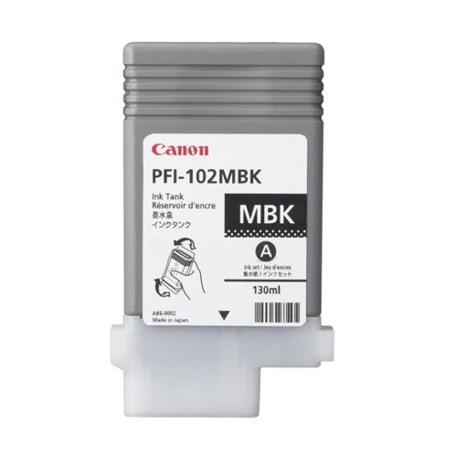 Canon 0894B001/PFI-102MBK Ink cartridge black matt 130ml for Canon IPF 500/600/700/750
