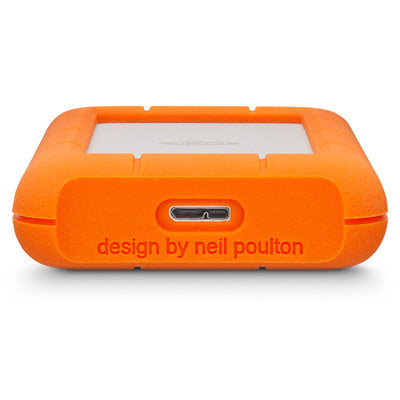 LaCie Rugged Mini external hard drive 1 TB 5400 RPM 2.5" Micro-USB B 3.2 Gen 1 (3.1 Gen 1) Orange, Silver
