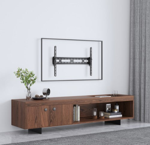 Manhattan Wall Mount for TV & Monitors (Tiltable), For screens 37" to 65", VESA compatability: all between 200x200mm and 600x400mm - check the dimensions of the four mounting holes on back of screen to ensure it fits, Max 45kg, Black, Bracket