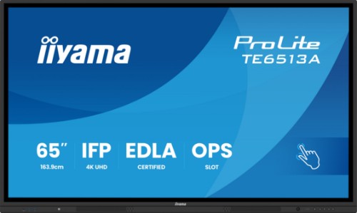 iiyama 65" Google EDLA Certified IFP - Interactive display for seamless integration and collaboration in education and enterprise