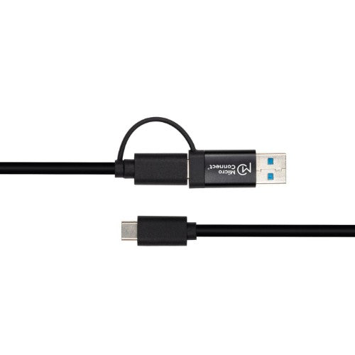 Microconnect USB3.1CCA1 USB cable USB 3.2 Gen 1 (3.1 Gen 1) 1 m USB C Black