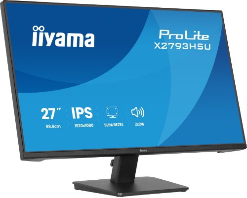 iiyama ProLite X2793HSU-B1 computer monitor 68.6 cm (27") 1920 x 1080 pixels Full HD LED Black