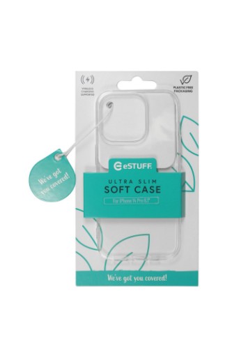 eSTUFF ES67100006 mobile phone case 15.5 cm (6.1") Cover Transparent