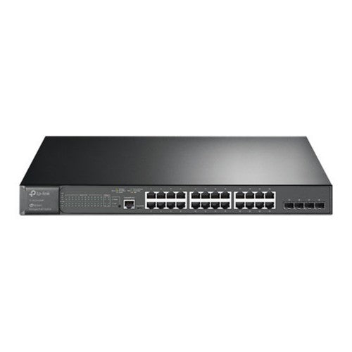TP-Link JetStream 28-Port Gigabit L2 Managed Switch with 24-Port PoE+