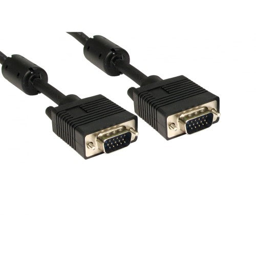 Cables Direct SVGA, 2m, M-M VGA cable VGA (D-Sub) Black