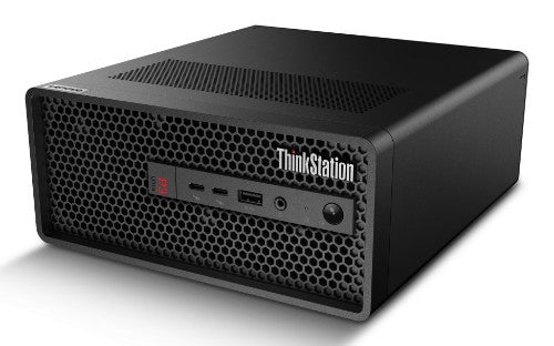 Lenovo ThinkStation P3 Ultra SFF Intel® Core™ i9 i9-14900K 32 GB DDR5-SDRAM 1 TB SSD NVIDIA T1000 Windows 11 Pro Mini Tower Workstation Black