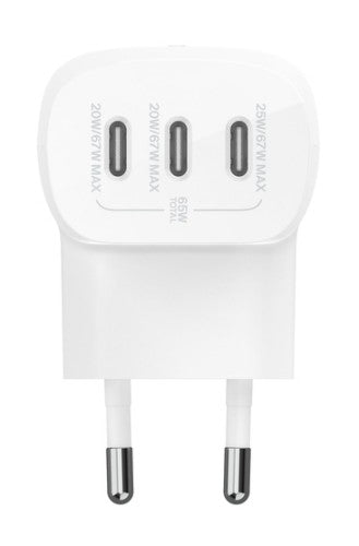 Belkin WCC002VFWH mobile device charger Laptop, Smartphone, Tablet White AC Fast charging Indoor