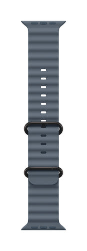 Apple Titanium Finish Band Blue Fluoroelastomer, Titanium