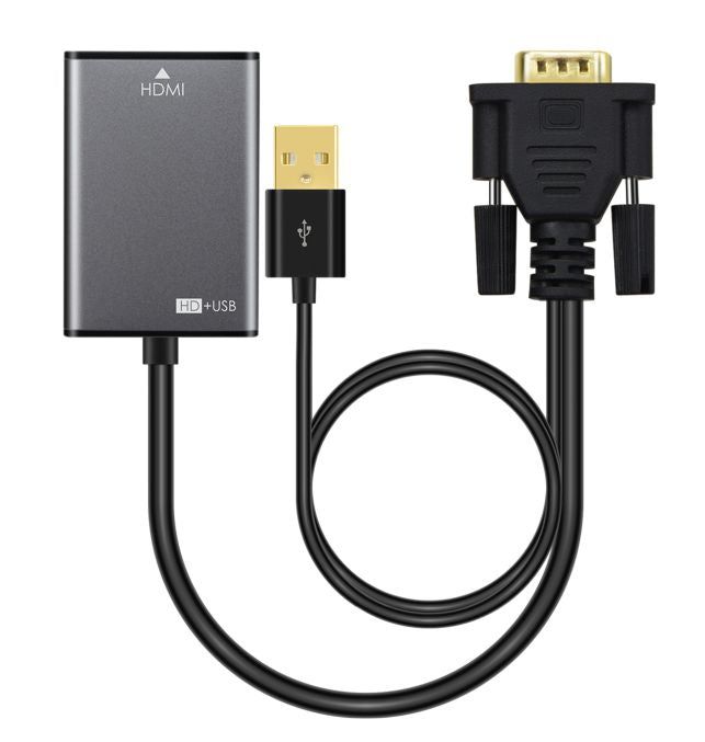 Microconnect VGAHDMI VGA cable 0.15 m VGA (D-Sub) Black