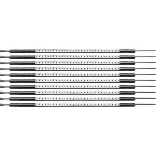 Brady SCN-05-Y cable marker Black, White Nylon 300 pc(s)