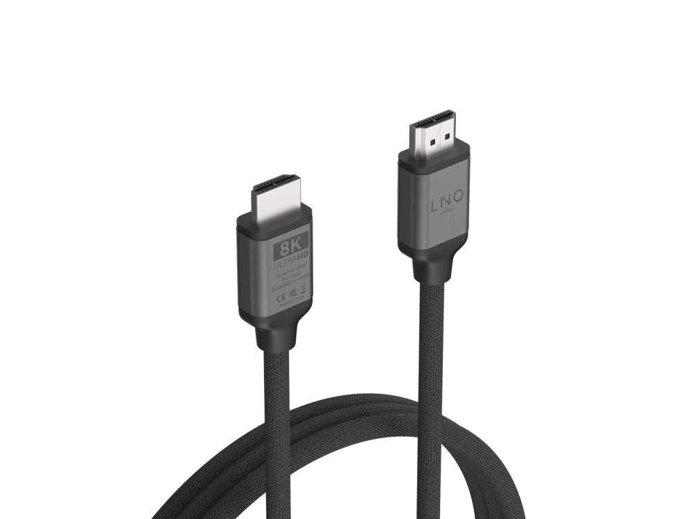 LINQ byELEMENTS 8K/60Hz PRO Cable HDMI to HDMI, Ultra Certified -2m